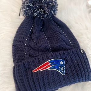 Bling New England Patriots Women’s Beanie | Swarovski Style Rhinestone NFL Hat